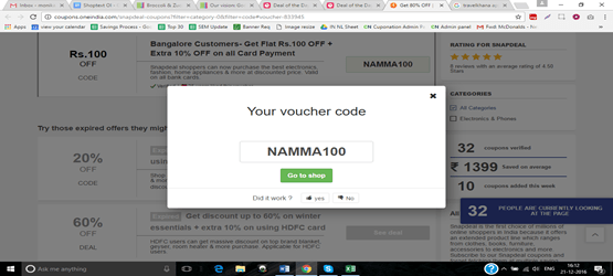 Nature's Basket voucher